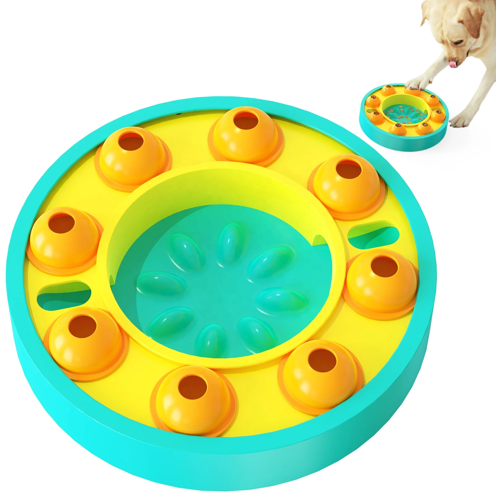 

Wholesale New Multifunction Pet Dog Slow Feeder Puzzle Toys Interactive Food Leaking Toy for Dogs