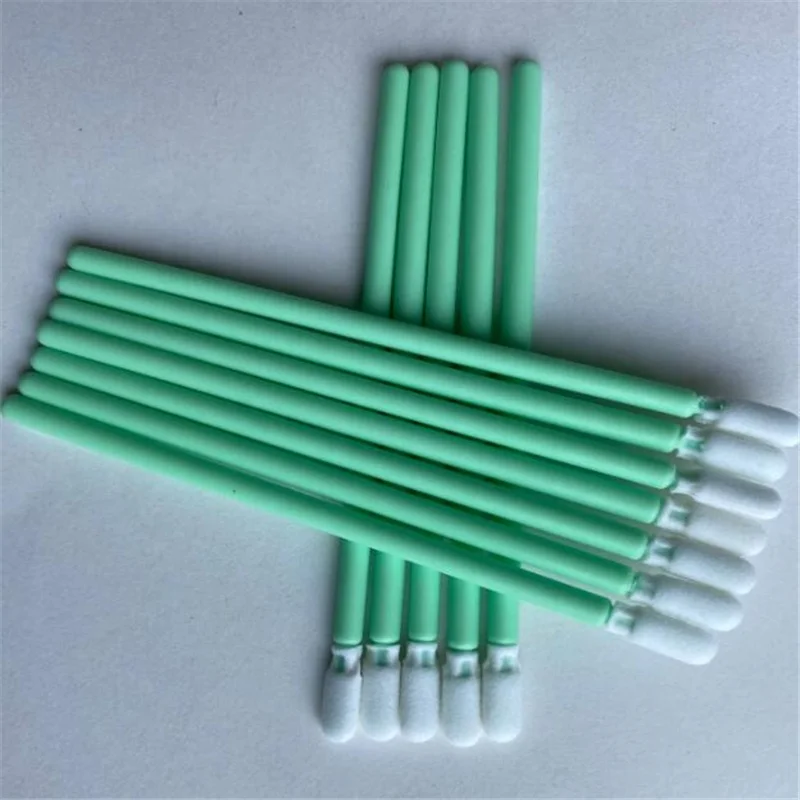 

Sponge Pointed Foam Head Swab Stick, Green