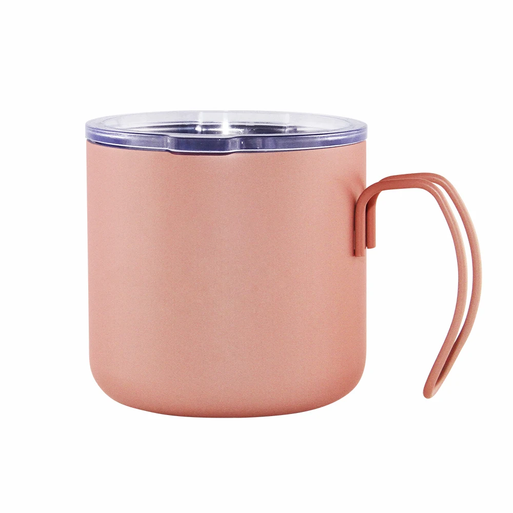 

Portable handle mug cup stainless steel custom color double wall well sell mug cup, Customized color