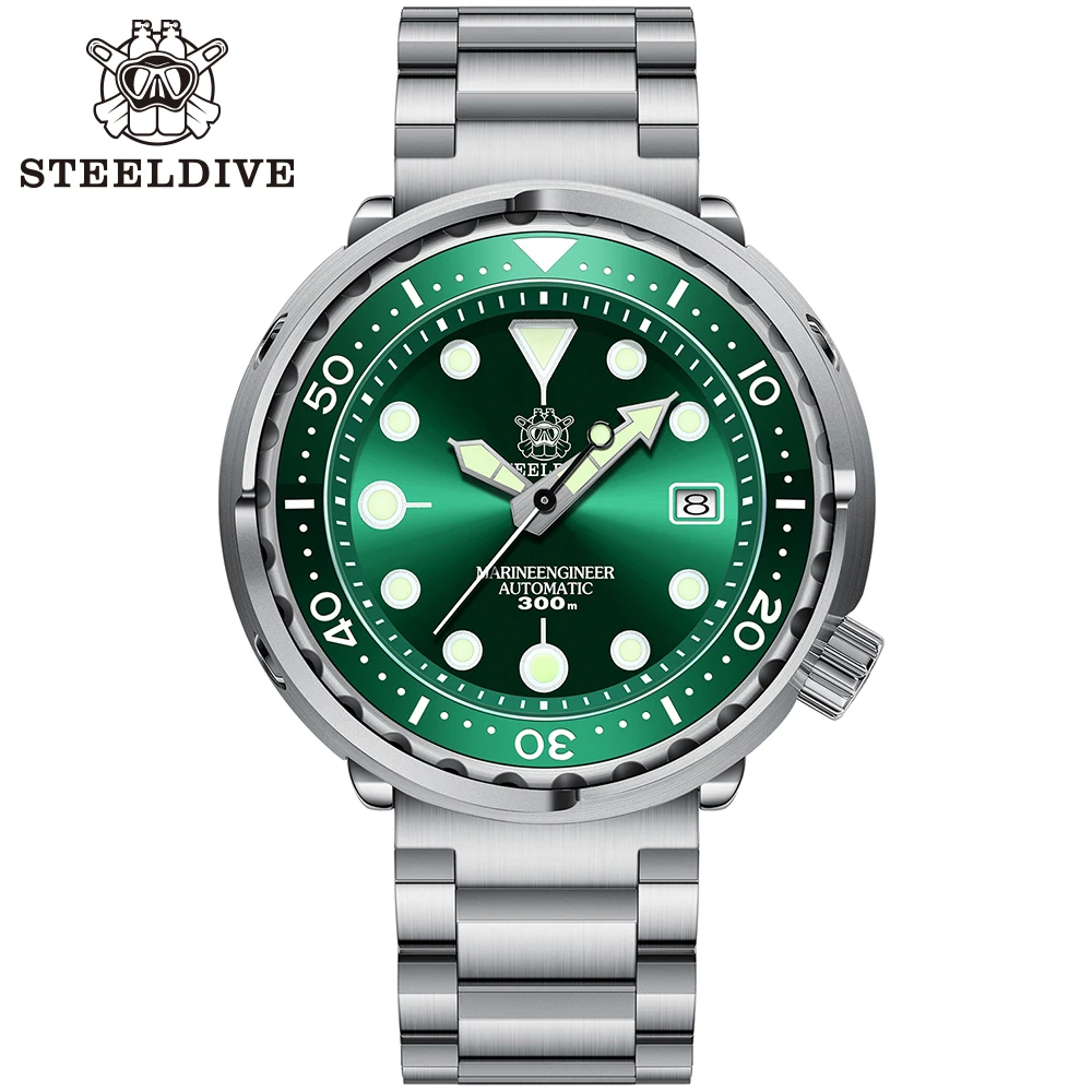 

Ready To Ship! SD1975 STEELDIVE 30ATM Waterproof Japan NH35 automatic movement watch