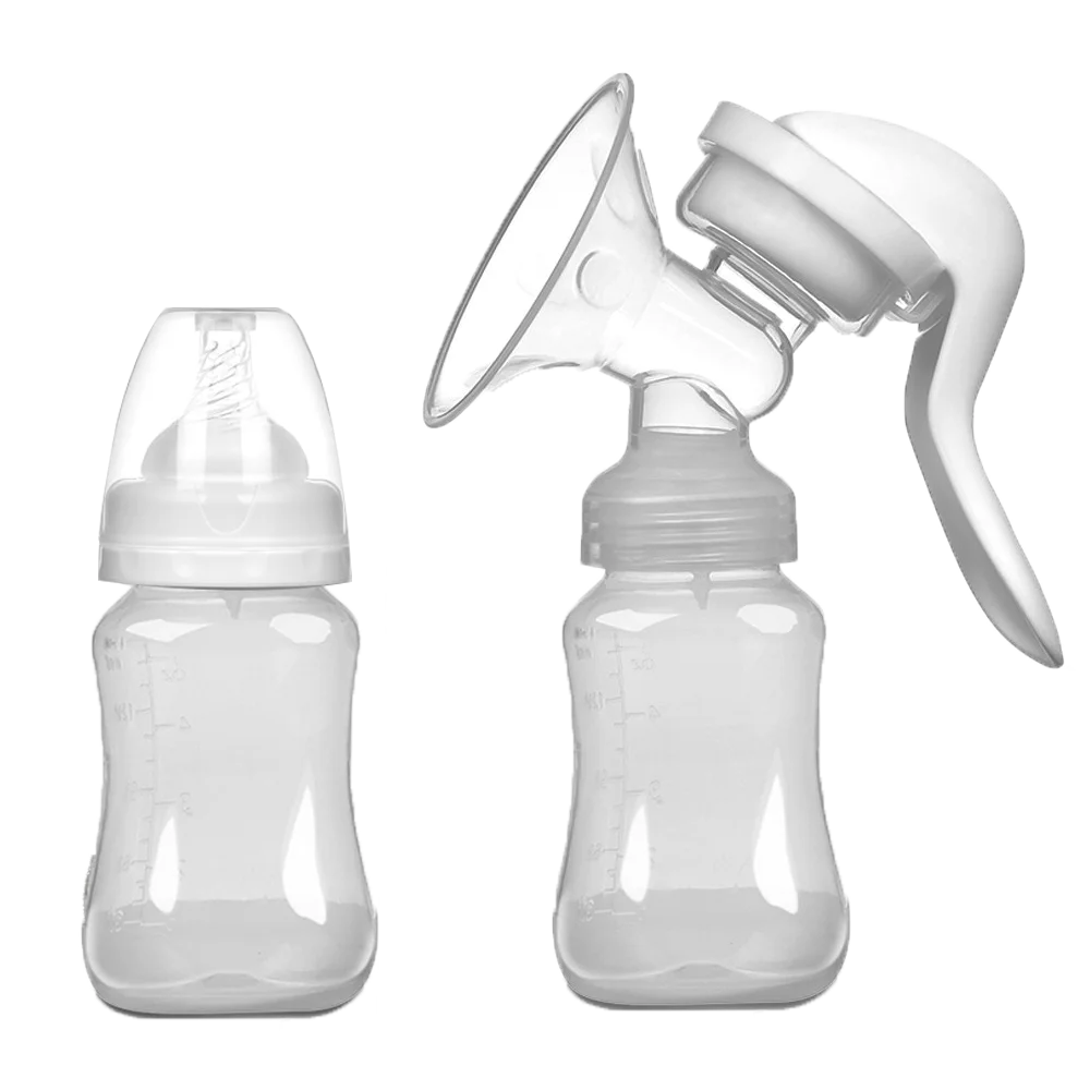 

Manual breast pump milk bottle kit