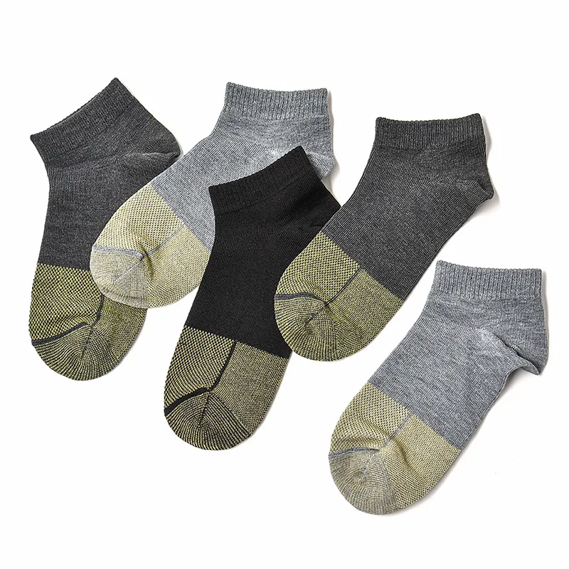 

New Design Odor-resistant Anti-Bacterial Custom Cotton Copper Cycling socks, Custom color