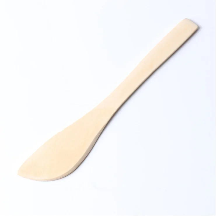 

Wooden Cutlery Butter Knife Wood Cheese Dessert Facial knife Tool spoon Utensil