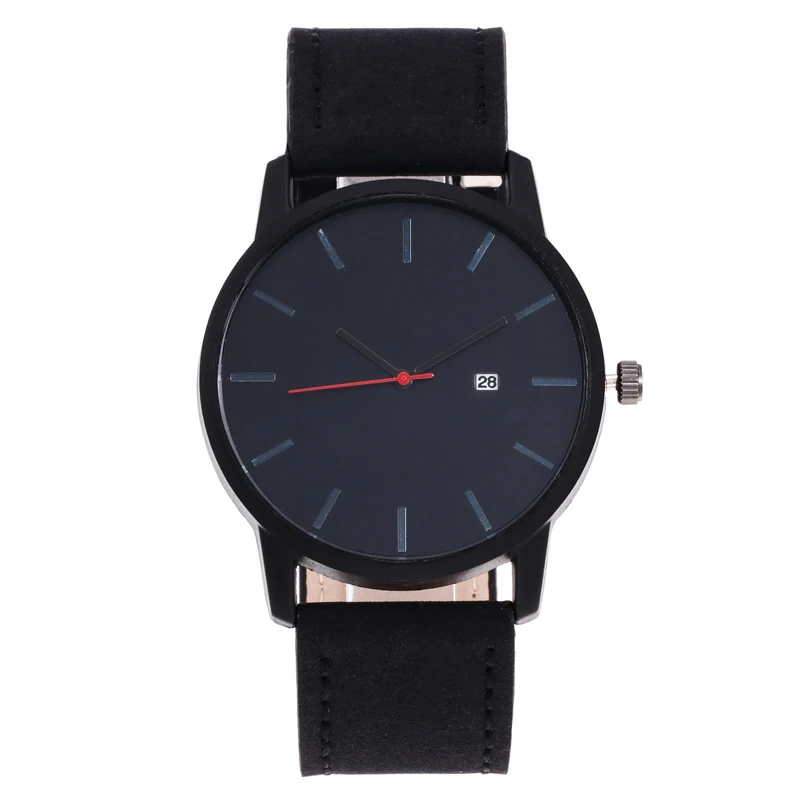 

WJ-7764 Quartz Wrist Men Leather Strap Watch, As pics showed(4 colors)