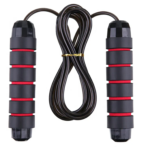 

Factory Direct Fitness Heavy Weighted Pvc Speed Jump Rope Skipping With Bearing In Handle, Customized color
