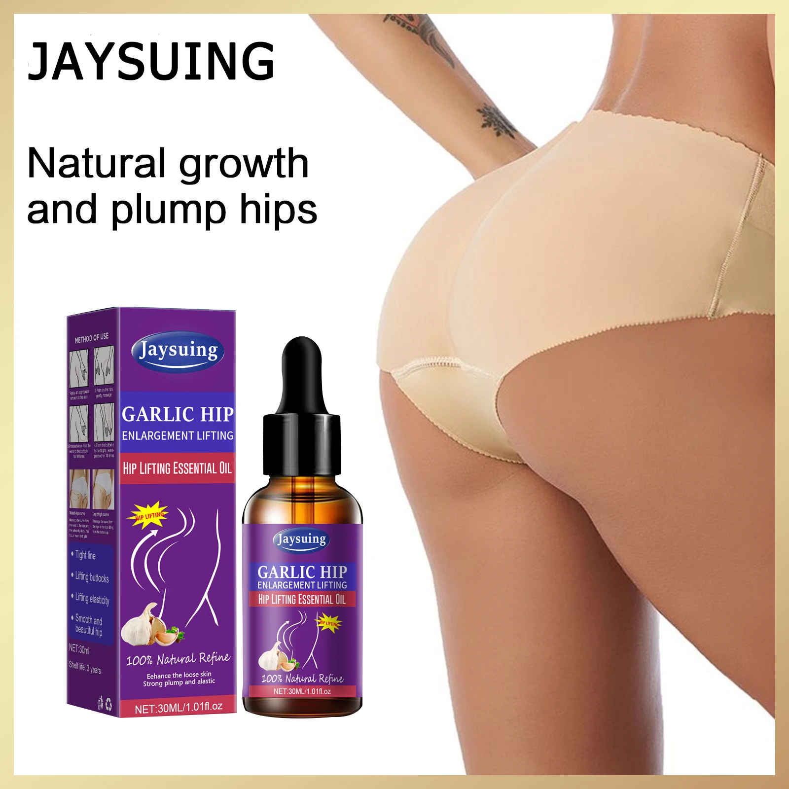 

Natural Buttock Lifting Bigger Oil 30ml Best Effective Butt Hip Lift Up Oil Big Ass Massage Enlargement Enhancer Oil