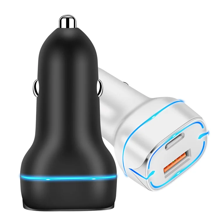 

188 PD Fast Car Charger 12V 24V Adaptor QC3.0 Fast Car Charger