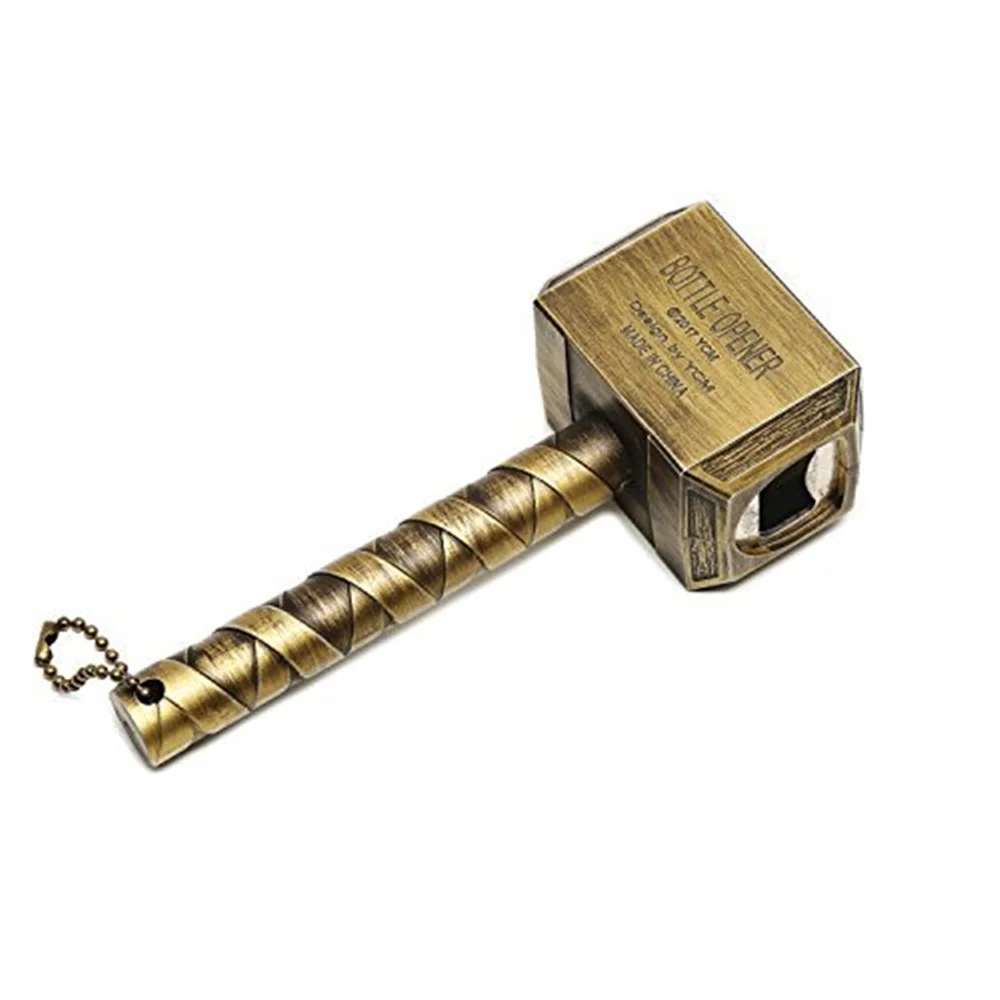 Silver Beer Bottle Openers Multifunction Hammer Of Thor Shaped, Thor Hammer Bottle Opener Beer Opener