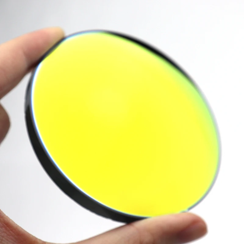 

1.56 CR39 Mirror Coating Waterproof Yellow Color Sunglasses Optical Lens