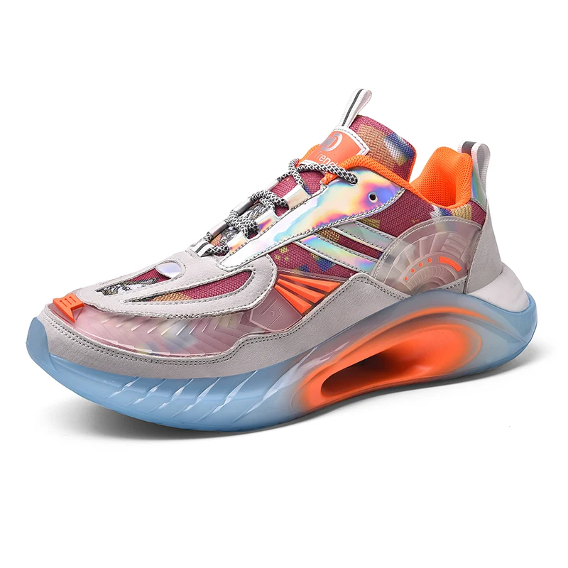 

HN3576 Bugatti designs a stylish glow-out shoe basketball sport men's shoes, 2 color