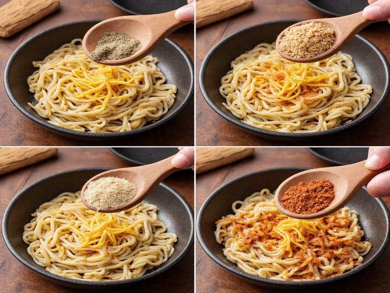 Step-by-step homemade ramen seasoning preparation