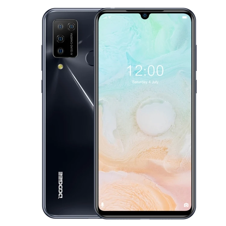 

Hot sale DOOGEE N20 Pro 6GB 128GB 6.3 inch Waterdrop Notch Screen Android 10.0 MTK6771V/CA Helio P60 Octa Core 4g mobile phones