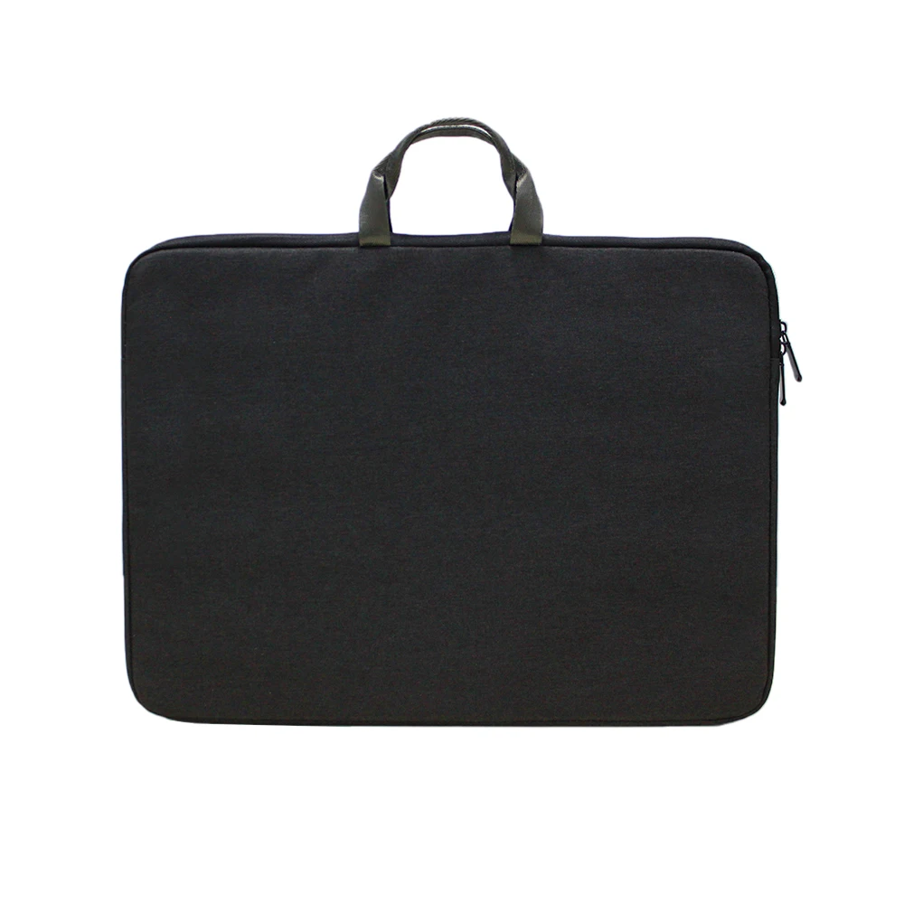 

Custom Logo Waterproof Laptop Sleeve Bag Slim Business Briefcase Laptop Carrying Messenger Bag Handbag Laptoptasche Bolsa Para, Black