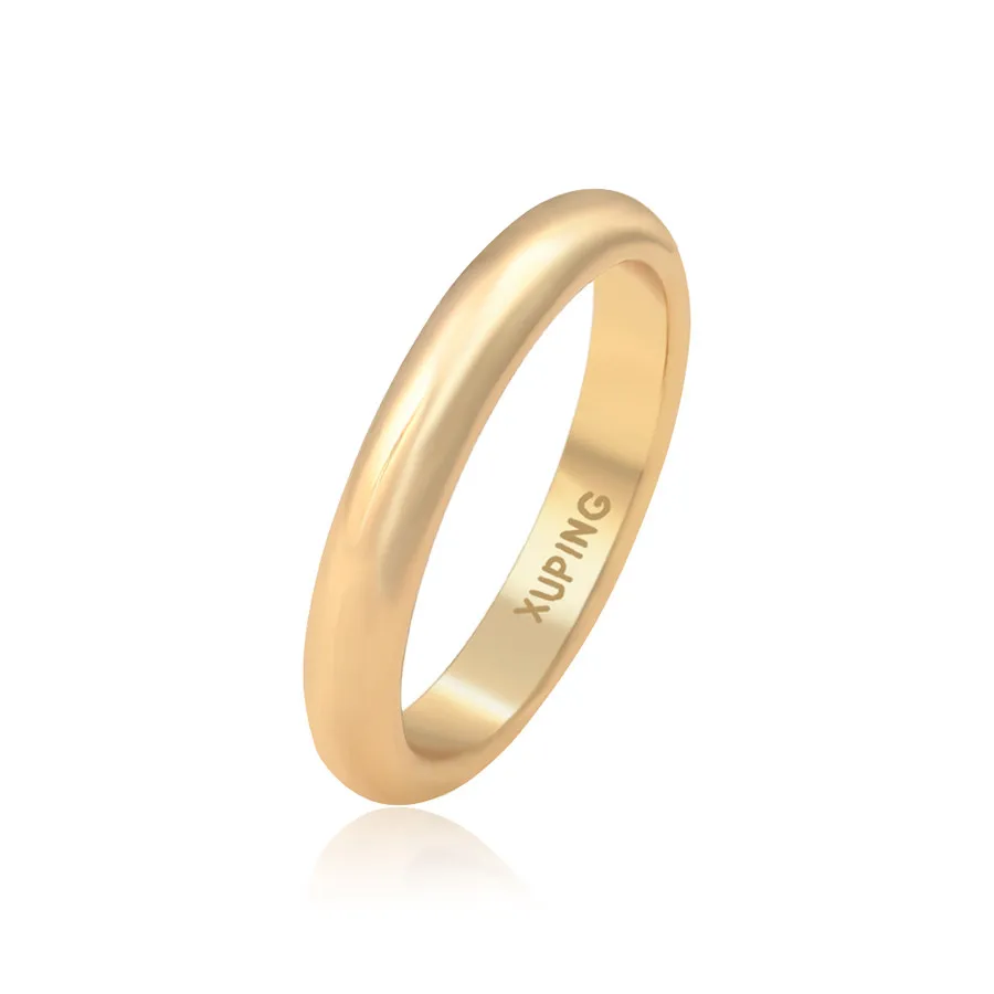 

A00551475 xuping jewelry Affordable Simple Fashion Dubai 18K Gold Plated Unisex Gift Engagement Ring