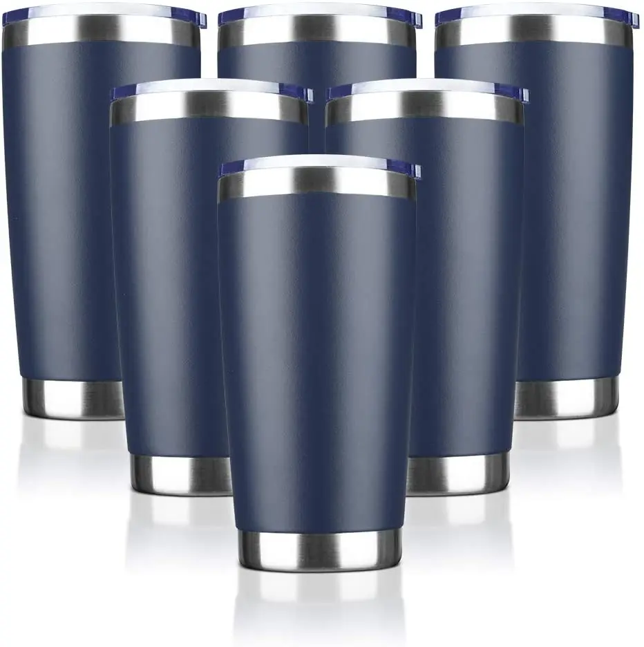 

20oz Reusable Metal Travel Coffee Mug vacuum tumbler stainless steel personalized power coating tumbler Cup, Customized color