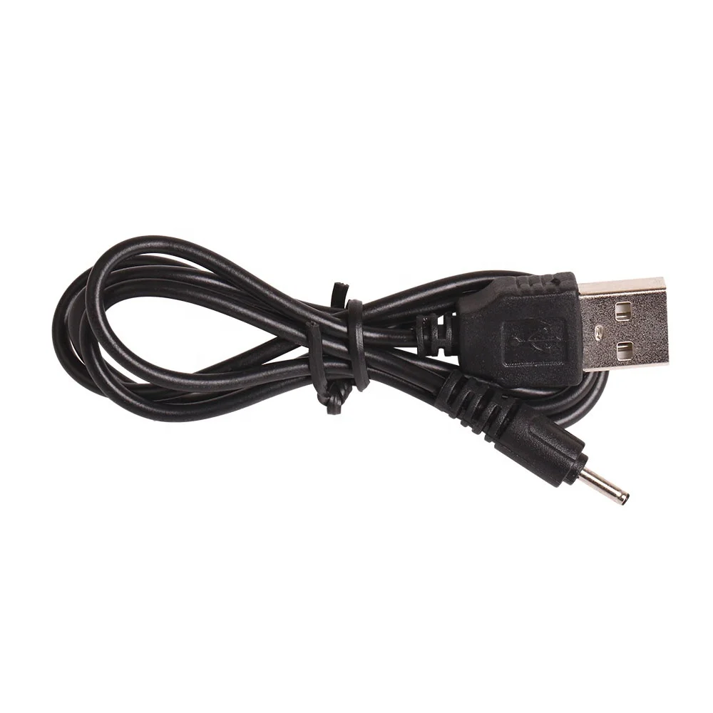 

High Quality 70cm Black USB to DC2.0 Power Cable DC 2.0MM Charger Charging Cables for Nokia N78 N73 N82
