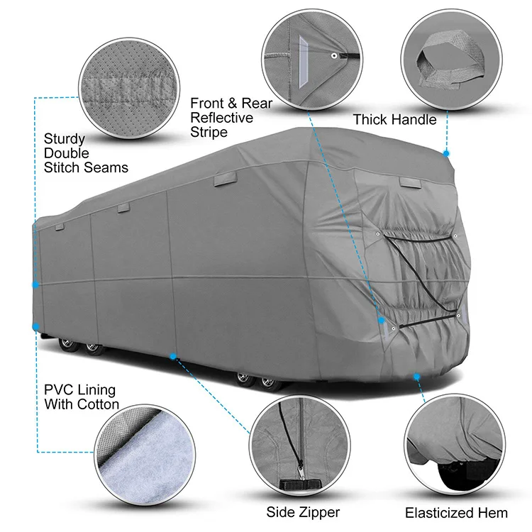 Newly-developed Non-woven Trailer Hard Top Covers Trailer Electrical ...