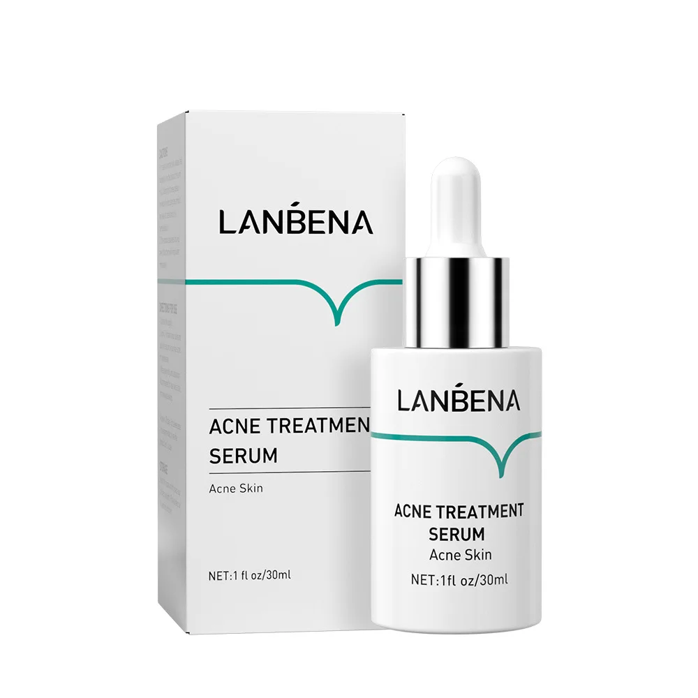 

LANBENA oligopeptide anti acne hylaronic acid serum whitening reduce acne mark repair damaged skin anti wrinkle face serum