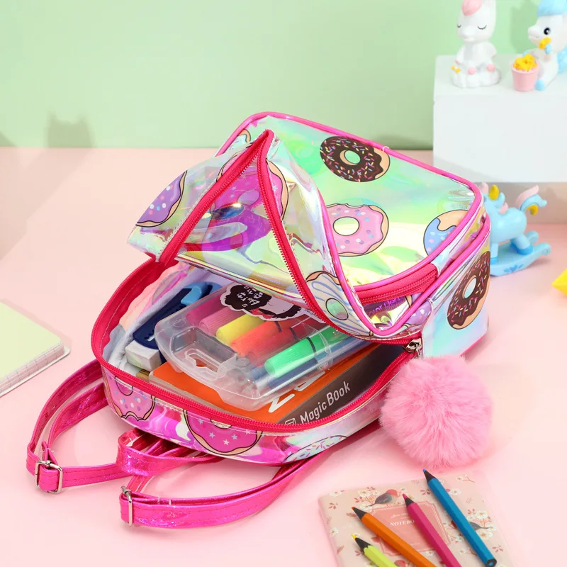 

Custom Small Backbag PVC MIni Student Clear Backpack For Girls