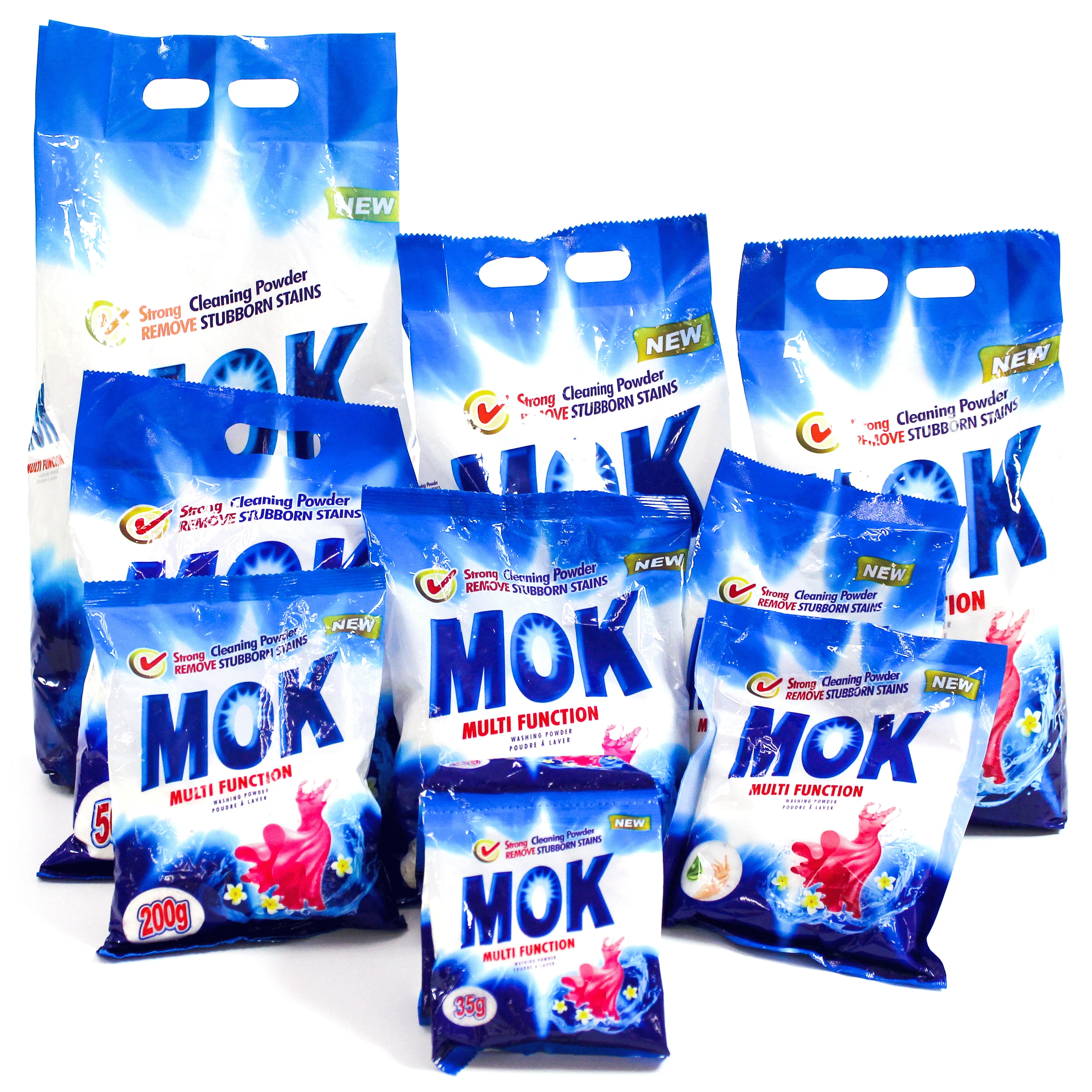 

Mok automatic high foam /low foam washing powder detergent washing powder factory /manufacturer, White powder