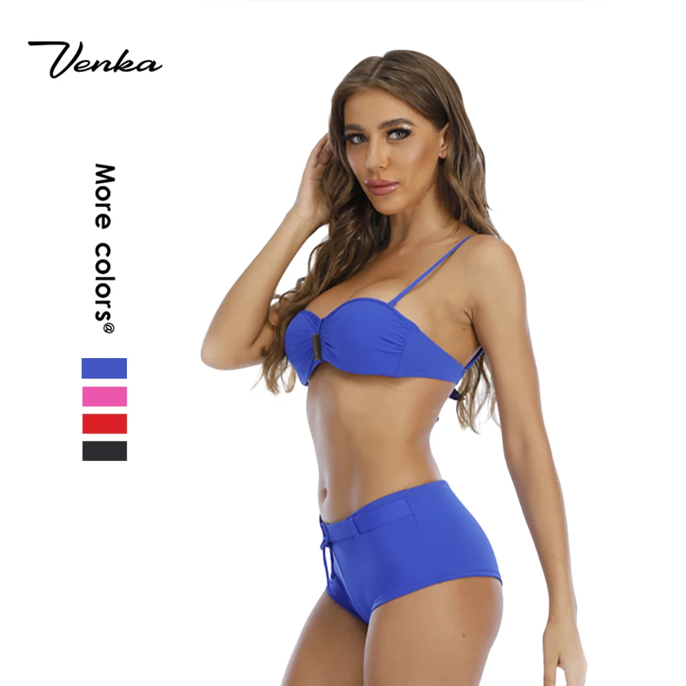 

Brazilian Female Swimwear Women Fashion Push-Up Padded Bra Beach Bikini Set, Black, zebra-stripe, etc.
