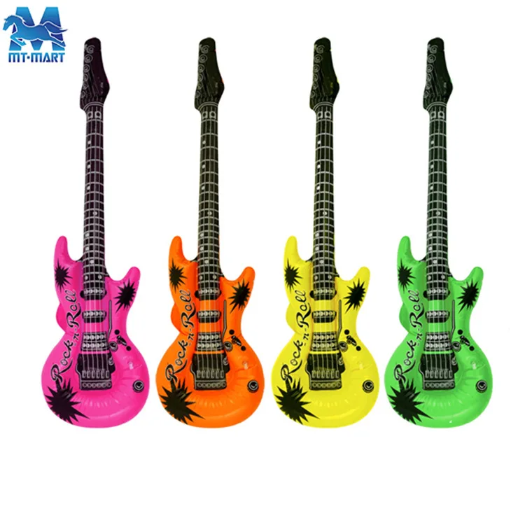 
PVC Inflatable custom inflatable toy guitar instrument 