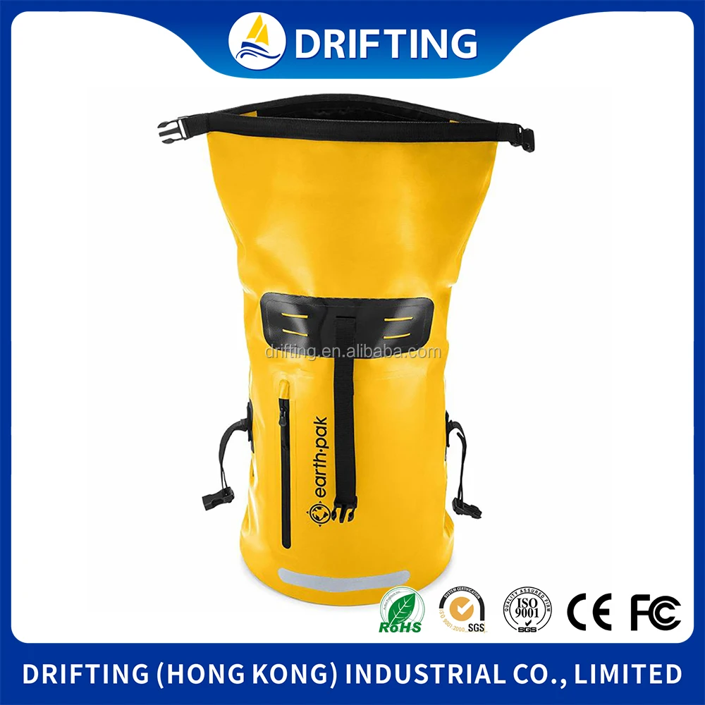 Wholesale Waterproof Duffel Bag 35l Roll Top Backpack Swimming Dry Pack
