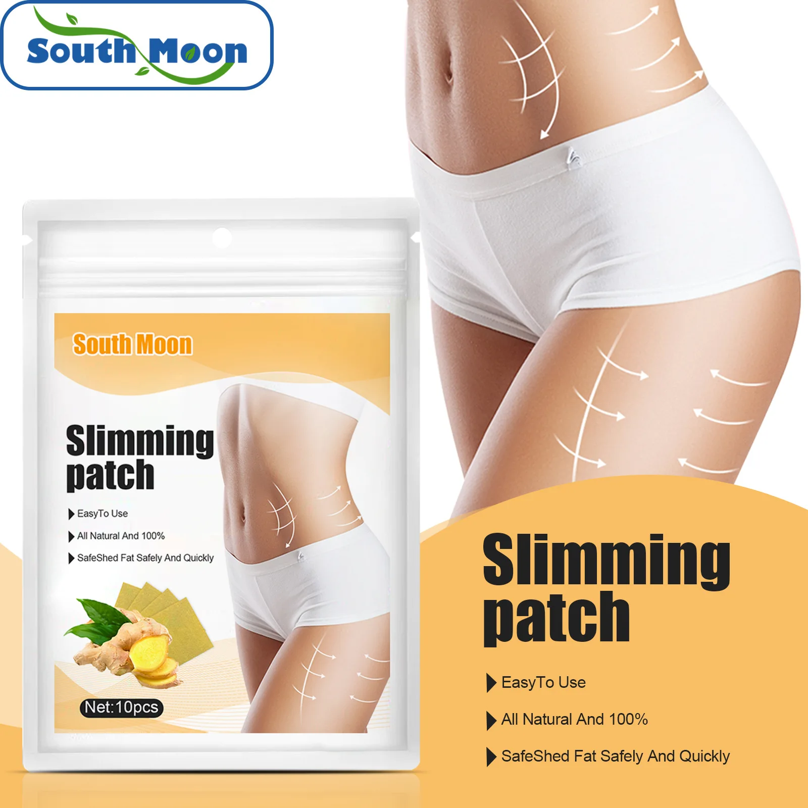 

10Pcs Extra Strong Slimming Slim Patch Fat Burning Slimming Products Body Belly Waist Losing Weight Cellulite Fat Burner Sticker