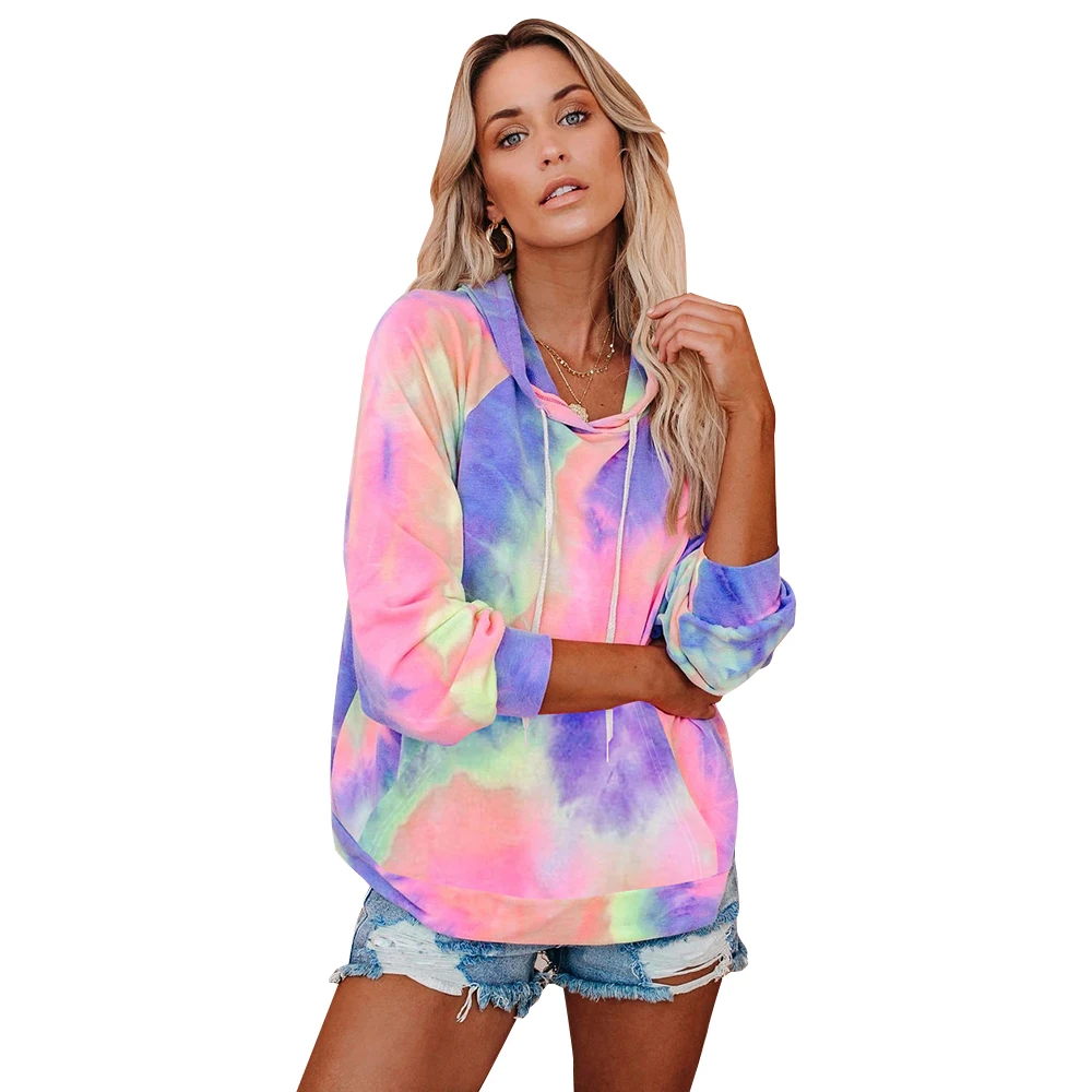 

Stable Quality Long Sleeve Clothes Fashion Plus Size Hoodies, Tie dye