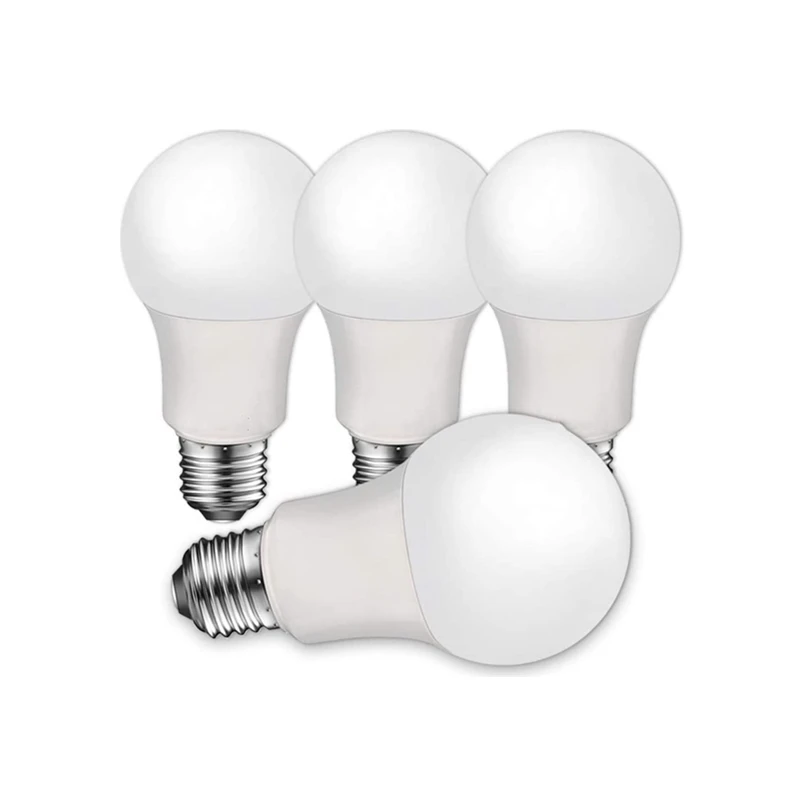 40W Equivalent A19 LED Light Bulb, Soft White 2700K, Listed, E26 Standard Base, Non-Dimmable, 4 Pack