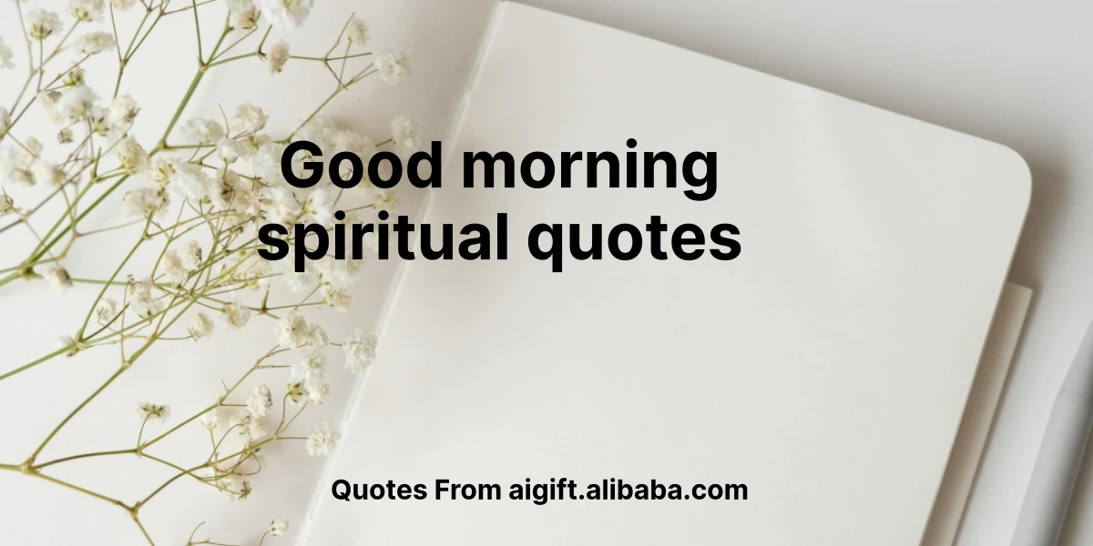 good morning spiritual quotes