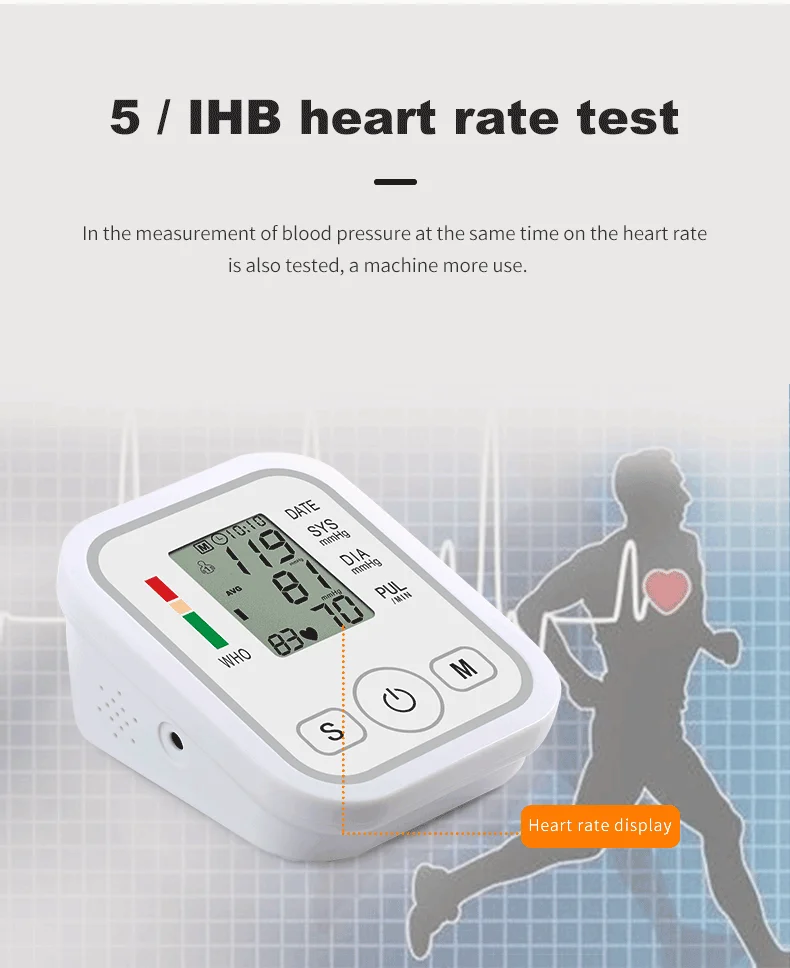 full automatic digital sphygmomanometer blood pressure meter a blood pressure monitor