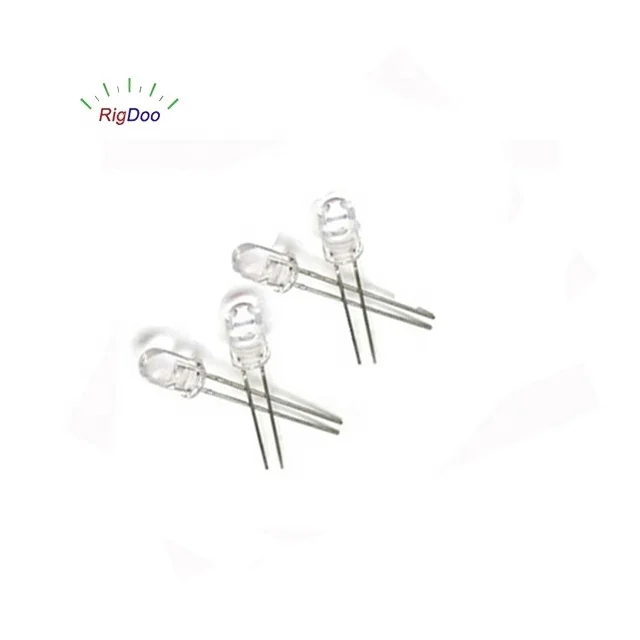 
Free Sample 70mA peak forward current 5mm bright white led diode 