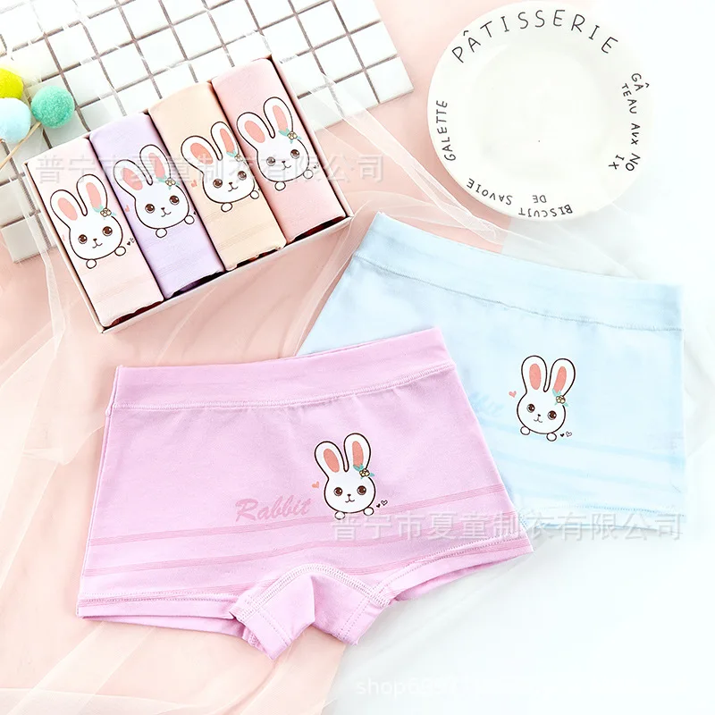 

cartoon female children girl model in underwear panties, Customized color