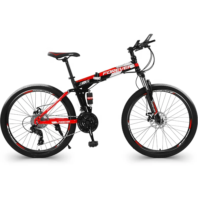 

FOREVER China hot selling high quality 26 inch 30 speed folding adult mountain bike For Adults