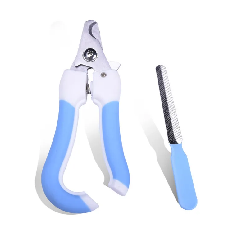 

Wholesale Free File Pet Nail Clipper Pet Claw Care Grooming Tool Stainless Steel Pet Nail Cutting Scissors Trimmer, Blue, pink