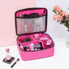 Large Beauty Makeup Nail Tech Cosmetic Box Artist Vanity Case Storage Bag Travel