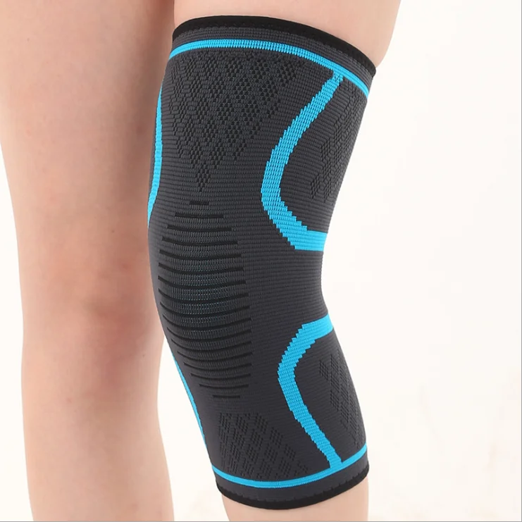 

High Quality Multi-color Compression Knee Brace Wraps Non-slip Elastic Knee Sleeves