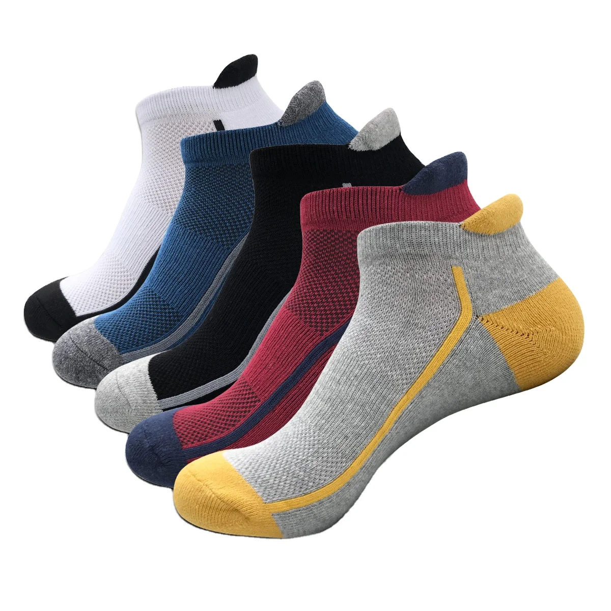 

2021 New sports men's socks anti-skid, breathable and sweat-absorbing running elite socks fitness women's socks