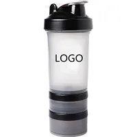 

Wholesale Custom Logo Protein Sport Non-slip Mix Shake Cup Plastic Shaker bottle