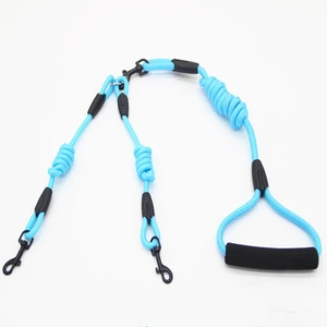 Image of Dual Wholesale sale Nylon Pet Safety Leads two dogs