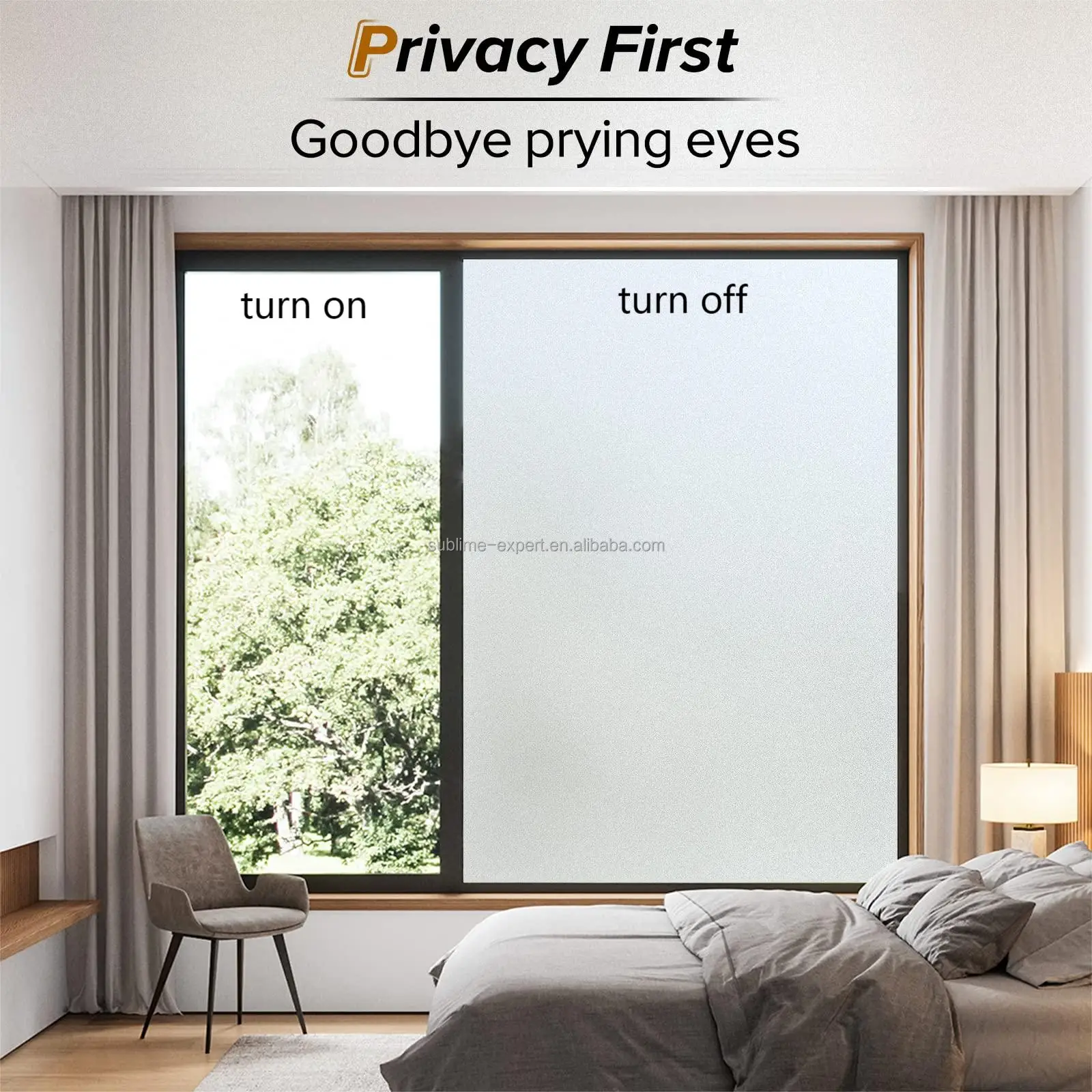 Pdlc Smart Film Glass for Office Opaque Pelicula De Vidrio Inteligente Switch Control Smart Home Folie Manufactured Smart Film