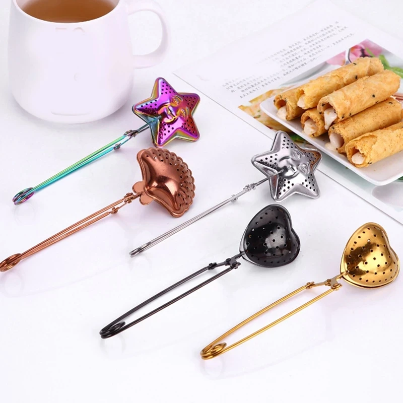 

Flower Loose Leaf Mesh Stainless Steel Tea Ball Tea Infuser Tea Ball Infuser With Handle