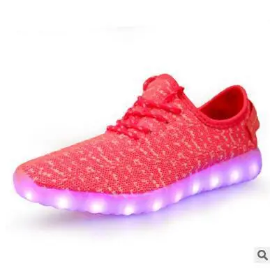 

KIDS LED Trainers Light Up USB Charge Shoes Trainer Sneakers for Boys & Girls