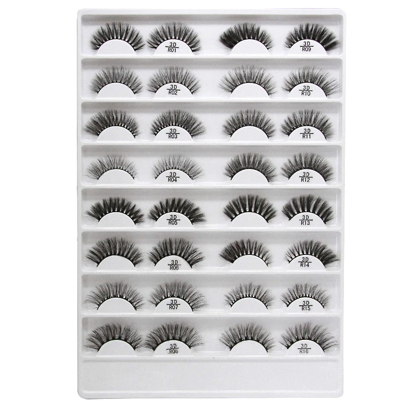 

2021 hot seller 3D faux mink eyelash vendors 5 pairs pack faux lash handmade faux mink eyelashes