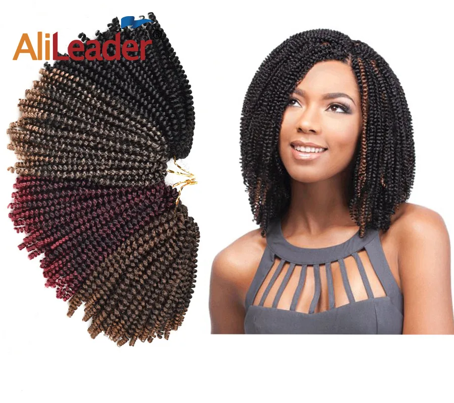 

Alileader Fashional Style Extensions Twist Hair Crochet Braiding Spring Twist For Women, 1b#/t27#/t30#/tbg#