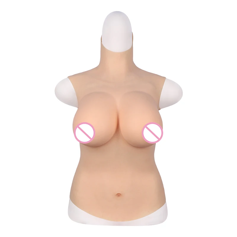 

KnowU D Cup High Quality Halfings Long Silicone Breast Prosthetic Crossdresser Breast Silicone Breast Form for Transgender