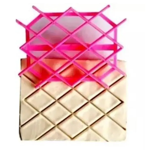 

Cake Fondant Quyi Printing Mould Lattice Single Handle Tangyi Cookie Mold Printing Cup Cakes With Sugar Cakes Decoration Tools