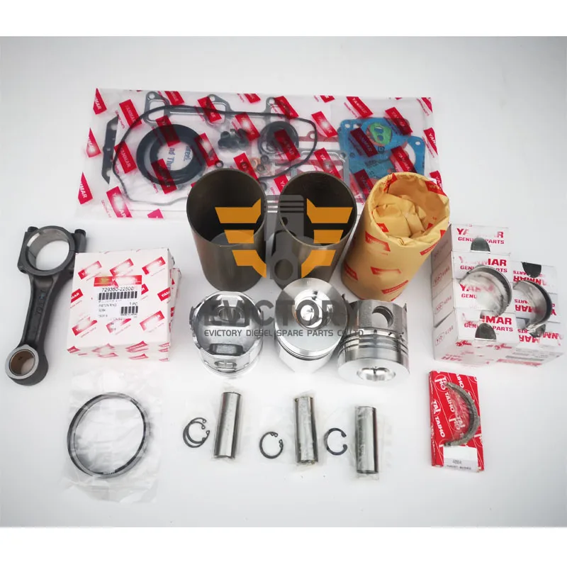 

For Yanmar 3TN84E 3TN84L 3D84N 3TN84 rebuild kit water pump + conrod + valve