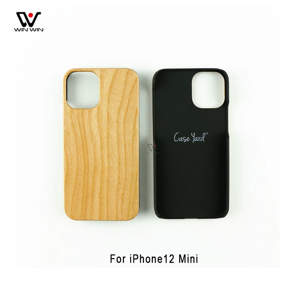 

Design Cherry Wood Durable Mobile Phone Case Whole Shockproof For Iphone 12 Pro Max